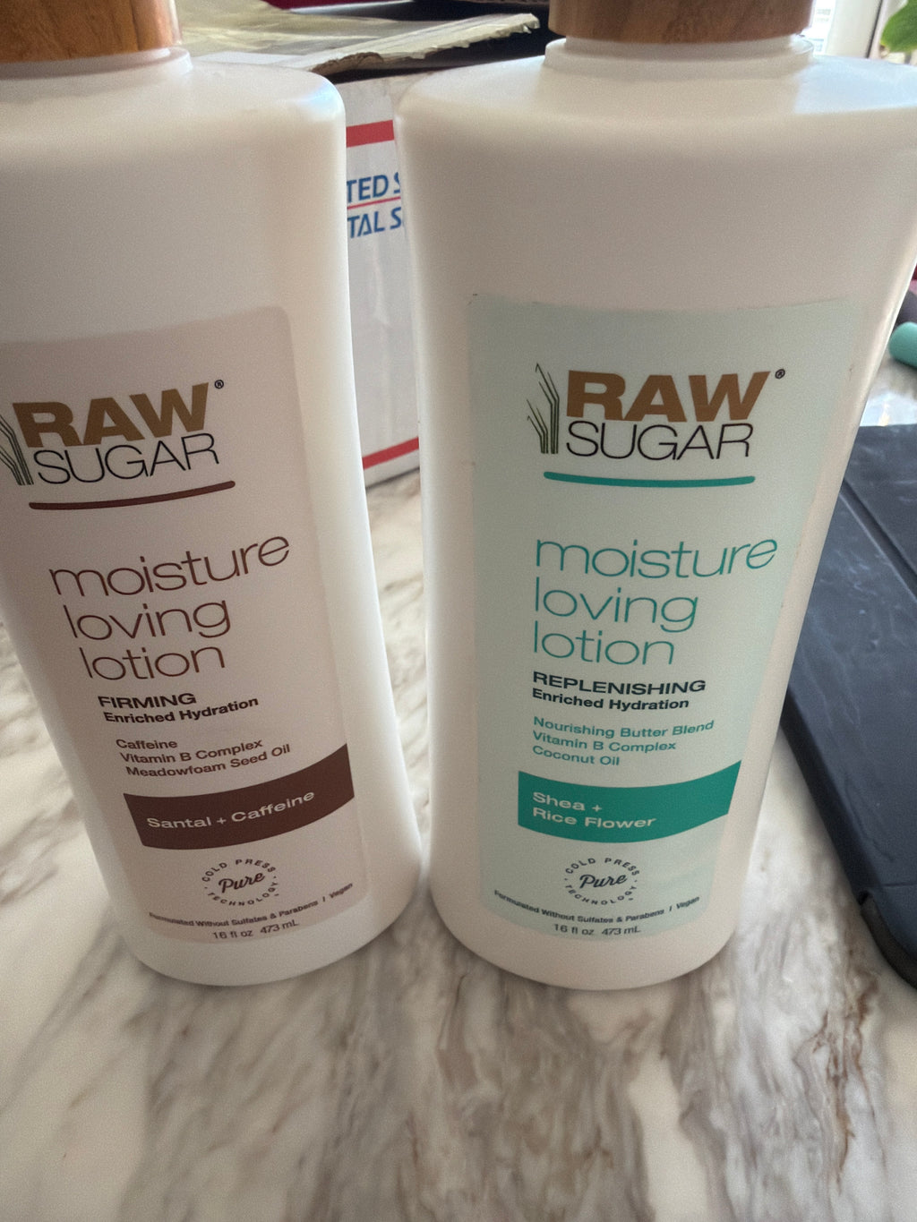 Raw Sugar lotion