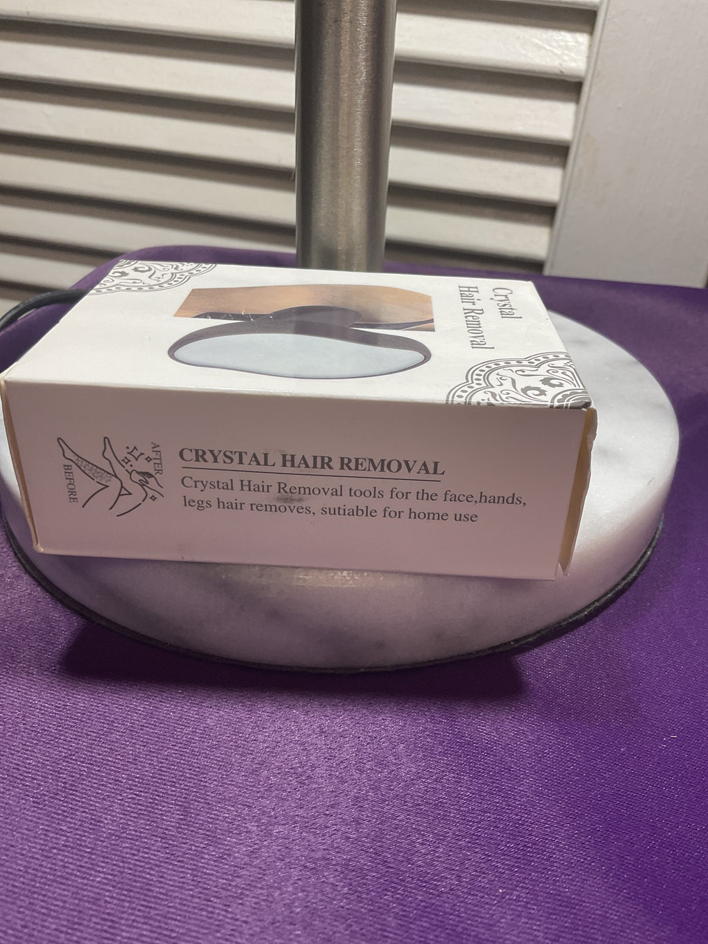 Crystal hair removal￼