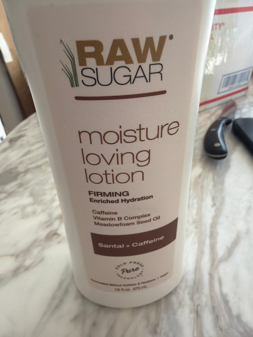 Raw Sugar lotion